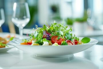 Salad plate, Healthy food, Fresh greens, Salad photography, Healthy diet