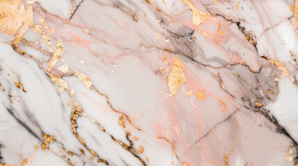 marble white pink gold seamless pattern background
