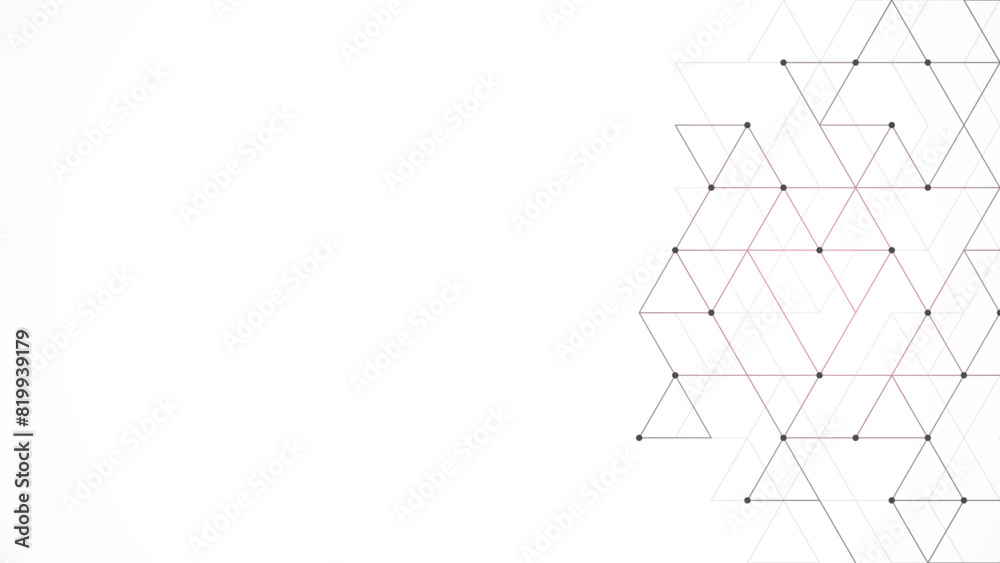 Poster Creative idea of modern design with abstract geometric background. Minimalistic vector texture with linear pattern