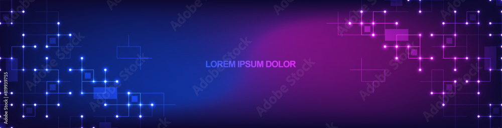 Poster minimalistic vector texture with linear squares pattern for banner design or header. creative idea o