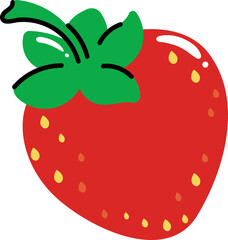 Strawberry illustration vector
