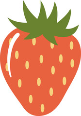 Strawberry illustration vector