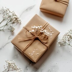 gifts box on a white background 
