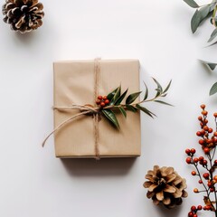 gifts box on a white background 
