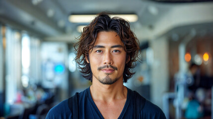 ハンサムな中年