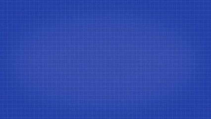 Blueprint background animation. Blue grid with grain texture. Blueprint concept for engineering, industrial, business, technical drawing, architect. - Powered by Adobe