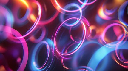 circle neon effect illustrator