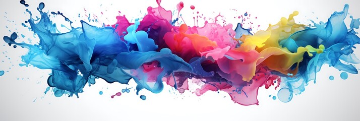 Graphics resources with unique watercolor splash designs.