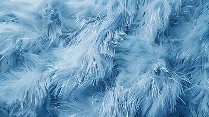 Obraz premium Minimalist Light Blue Fluffy 3D Rendered Background in High Details