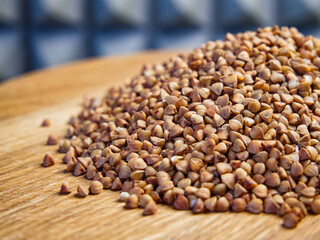 Culinary Buckwheat Image. Buckwheat grains captured up close, perfect for cookbooks or online...
