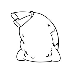 coloring pages bag sack sac