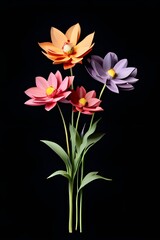 Naklejka premium bouquet of flowers