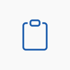 clipboard paper document icon sign