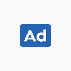 ad advertisement sign banner icon