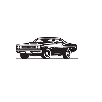 recommend clip art: Car silhouette. Car vector design black and white.