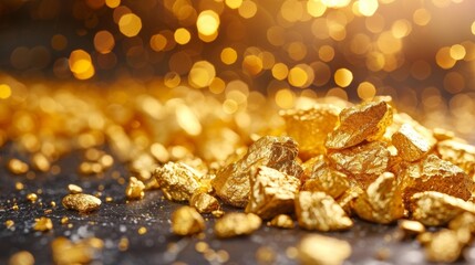 Exploration for new gold reserves is a key activity in the gold mining industry.