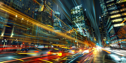 Urban Lights Speed
Futuristic Cityscape