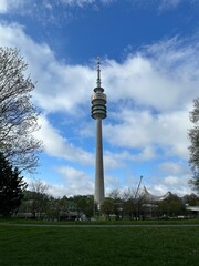 Naklejka premium Olympiaturm/Olympic Tower in Munich, Germany