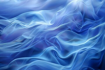 Obraz premium Blue abstract waves