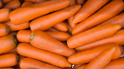 Carrots in the store. For background