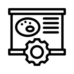 workshop line icon