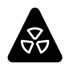 radiation glyph icon