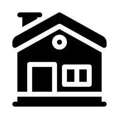 house glyph icon
