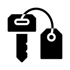 key label glyph icon