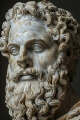 Depicting a ouranos, primordial greek gods portrait , high quality, high resolution