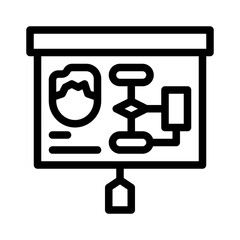 presentation line icon