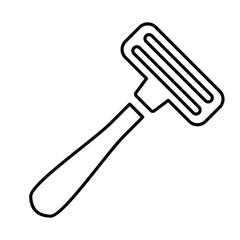 Razor Icon Line Vector graphics