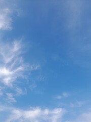 blue sky with clouds