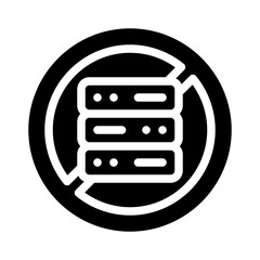 no internet glyph icon