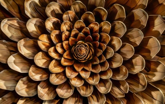 Detailed View of a Pine Cone - Powered by Adobe