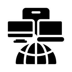 connection glyph icon