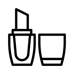 lipstick line icon