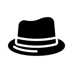hat glyph icon