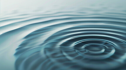 Circular Ripple Effect in Calm Water