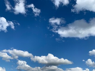 Obraz premium blue sky with clouds