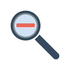 magnifying glass icon design vector template