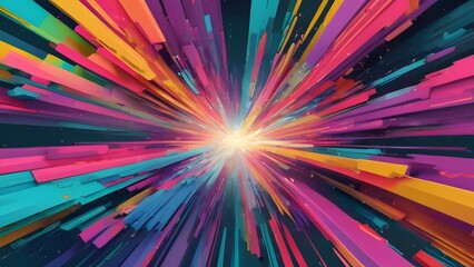Colorful abstract waves flowing seamlessly to form a background