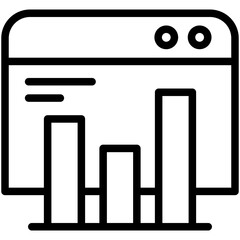 statistic line icon