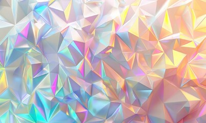 Geometric abstract holographic foil neon texture  background. design for pattern and wallpaper. Holiday, party, festive banner.