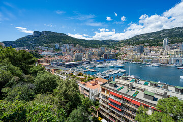 Amazing view to Monaco with the race track