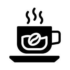 coffee cup glyph icon