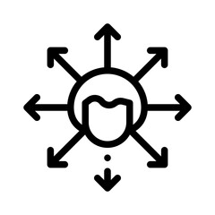 networking line icon