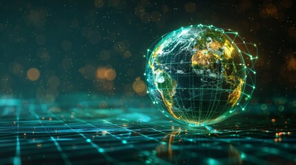 Digital world globe with gravitational anomaly detection, Gravitational anomalies visualization, Space-time curvature simulation, Gravitational wave detection, Detection and visualization