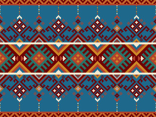Native American pattern,ethnic ornament, Abstract Navajo seamless for background, wallpaper, vector illustration, textile, fabric, clothing , batik, carpet, embroidery
