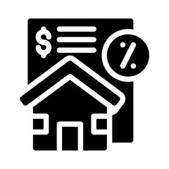 loan glyph icon