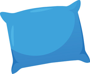 illustration sleep pillow flat design